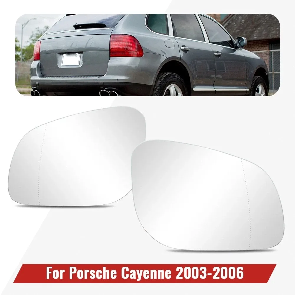 

For Porsche Cayenne 2003 2004 2005 2006 Car accessories Rear-view Mirror Glass With Heating 95573103700 95573103800