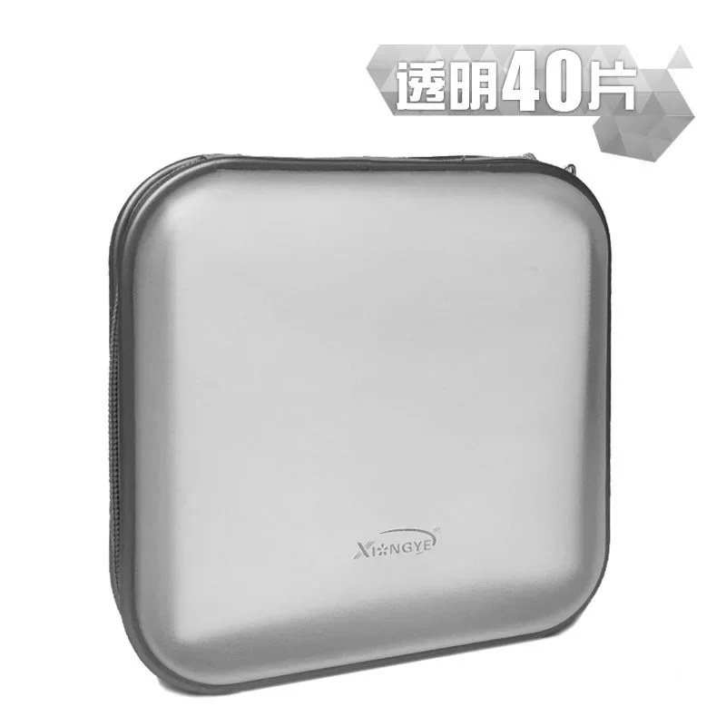 Un Ausuky Busta Portatile 40 Capacità del Disco DVD CD Custodia In Plastica per Auto Supporti di Memorizzazione Borsa CD-39