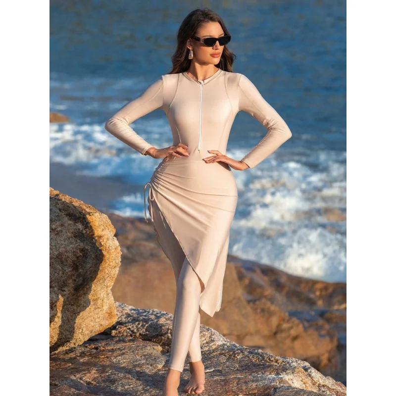 

Burkini Muslim Modest Women Swimwear Long Sleeve Trousers UPF50+ Rash Guard Arabic Swimwear Beach Wear