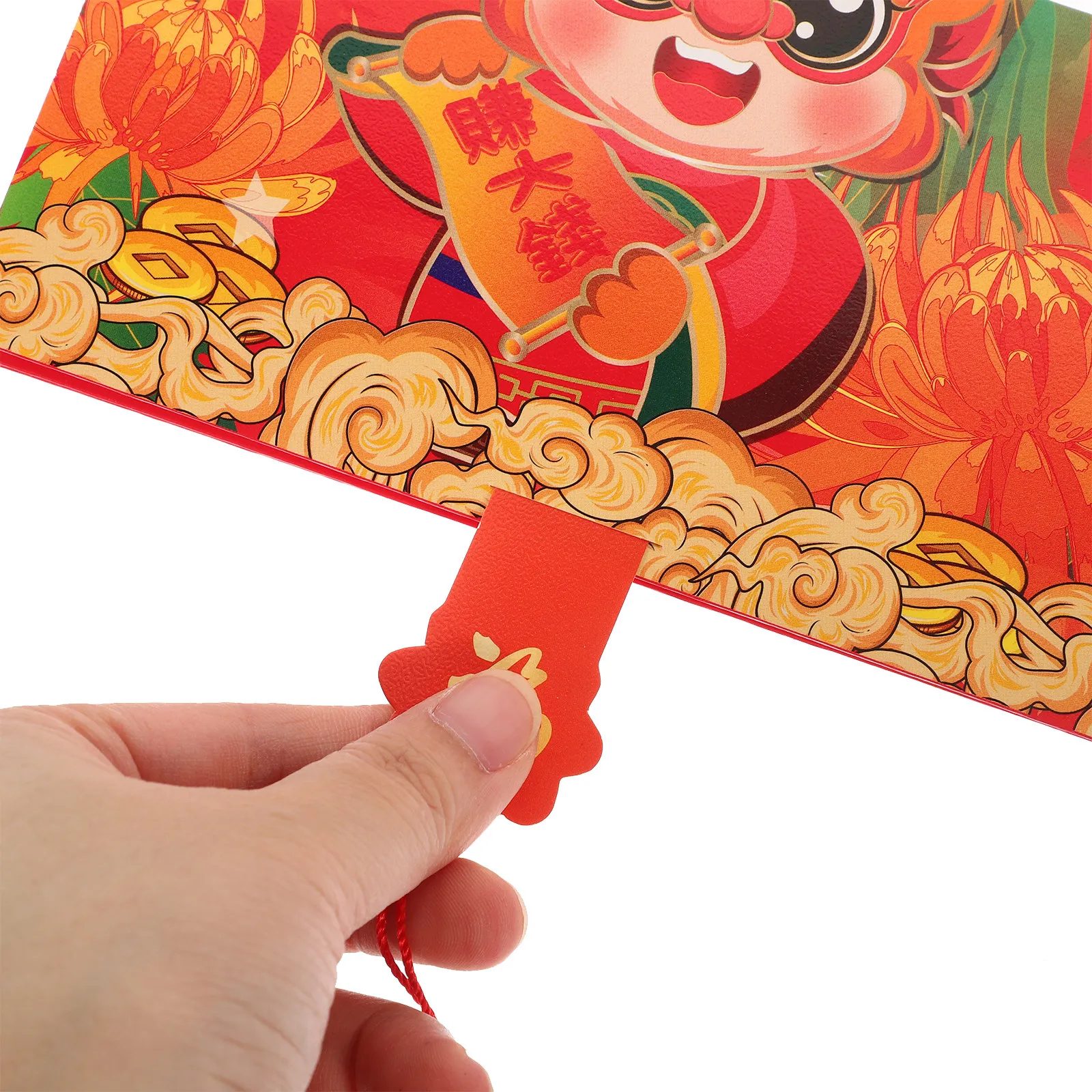 

6Pcs Red Envelopes Chinese Paper Lucky Money Pockets Traditional New Year Cash Gift Bags Festival Dragon Pattern Spring Festival