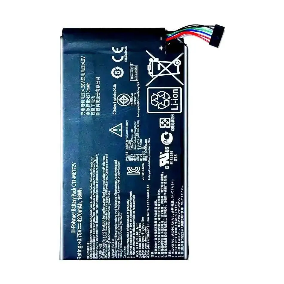 خفيفة الوزن 4270Mah ل Asus مذكرة الوسادة ME172V ME172 K004 ME371MG ME371 شحن سريع C11-ME172V بطارية الجهاز اللوحي