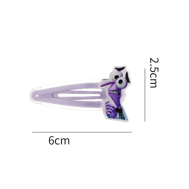 حار ديزني داخل خارج 2 الاكريليك مشبك شعر لطيف شخصيات كرتونية الفرح الحزن الحسد الانفجارات كليب إكسسوارات الشعر الديكور الفتيات هدية