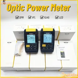 4 In1 Recharge Battery Optical Power Meter Visual Fault Locator Cable Tester 5Km 20Km 30Km VFL Optic OPM