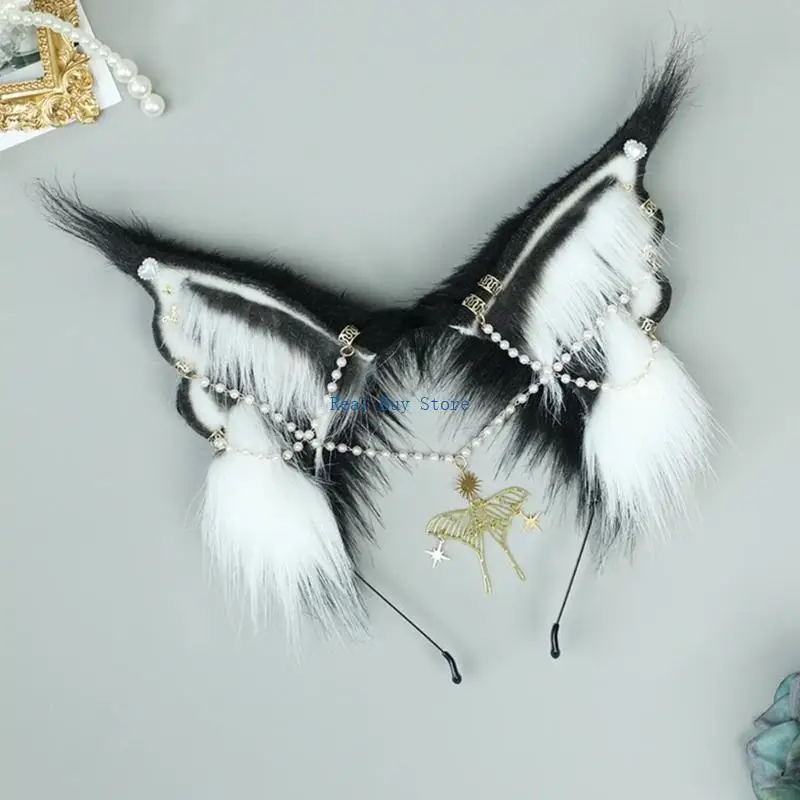 

U13D and Comfortable Faux Ear Headband Parties and Cosplay for Both Kids and Adults Festival Holiday