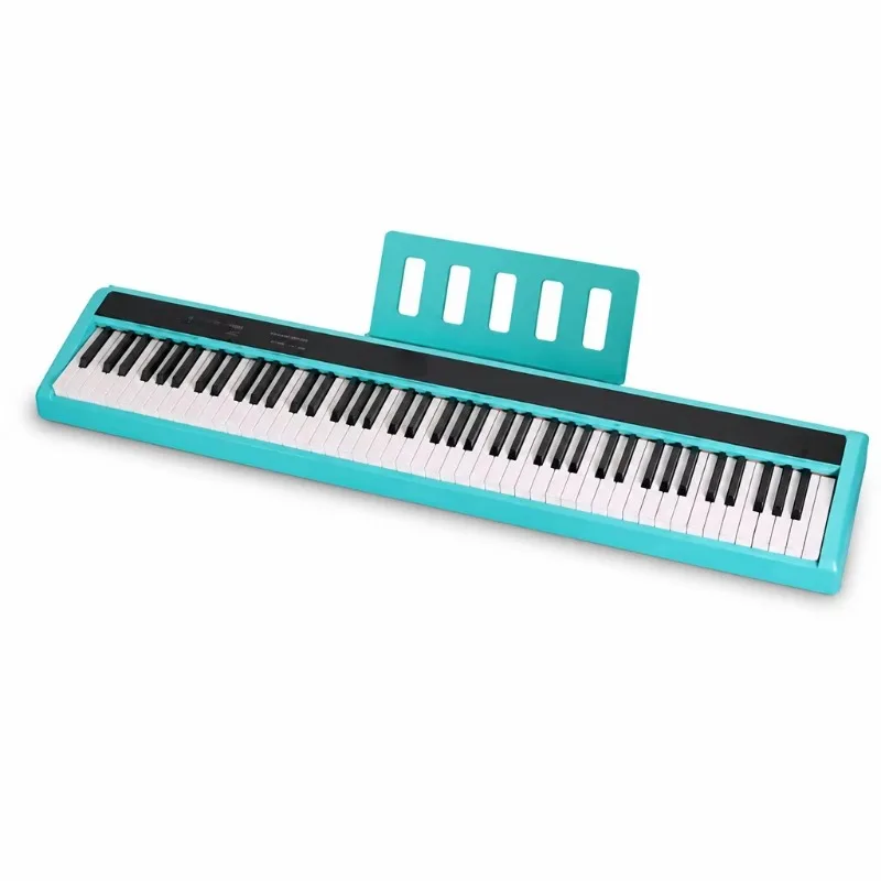 Teal 88 Key Weighted Digital Piano Bluetooth Audio MIDI DREAM Sound Module