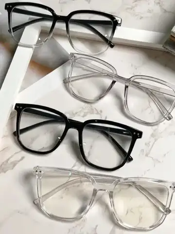 Blocking Glasses Cat Eye Clear Lens Ultralight Unisex Fashion Goggles Optical Spectacle Flat Lens Eye Protection Plain Glasses