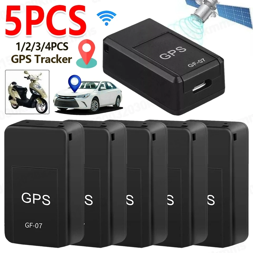 Mini GF-07 GPS Car Tracker Real Time Tracking Anti-Theft Anti-lost Key Pet Locator Strong Magnetic Mount SIM Message Positioner