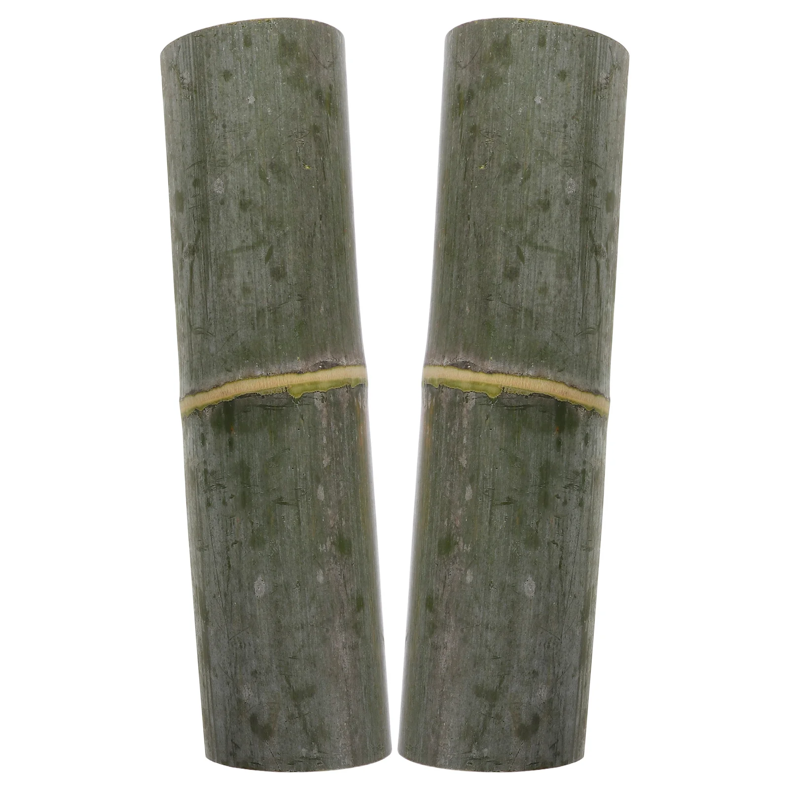 

2pcs Bamboo Water Pipe 6-8cm Width 30cm Length Fountain Accessories Backyard Decor Landscaping Garden Patios Outdoor