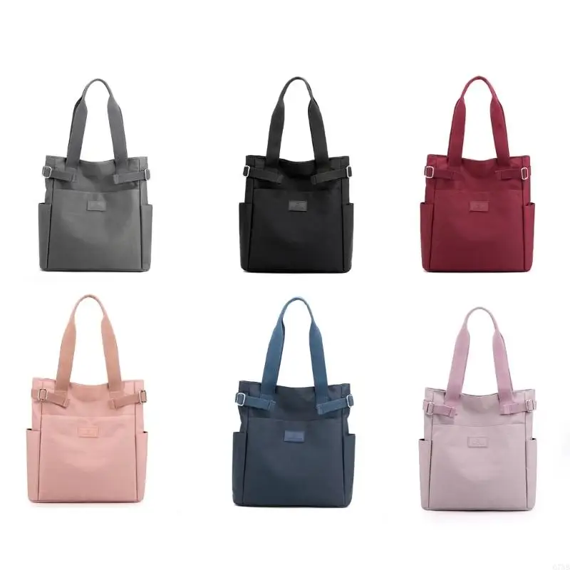 

G7NB 2023 NEW Shoulder Bag Large Capacity Fashion Tote Bag Solid Color Travel Bag for Girl Women Versatile Nylon School Bag