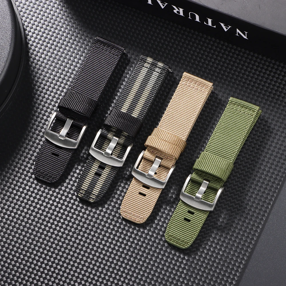 22 мм быстросъемные нейлоновые ремешки для часов для Huawei Watch GT 4/5 Универсальный мягкий браслет для часов Мужчины Женщины Холщовый тканевый ремешок