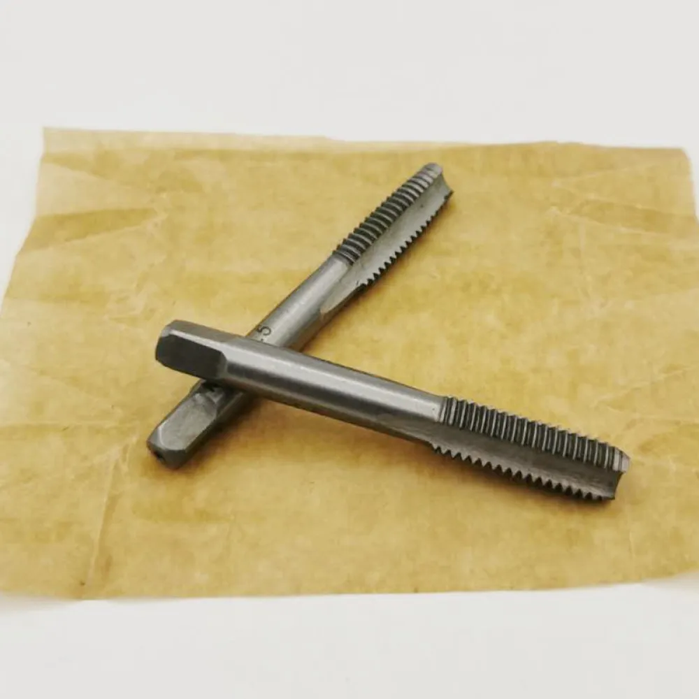 For Shuangfa Alloy Steel Hand Tap Straight Flute Square Shank Thread Cutting Tool Metalworking Repair Processing Hardware M3 M36