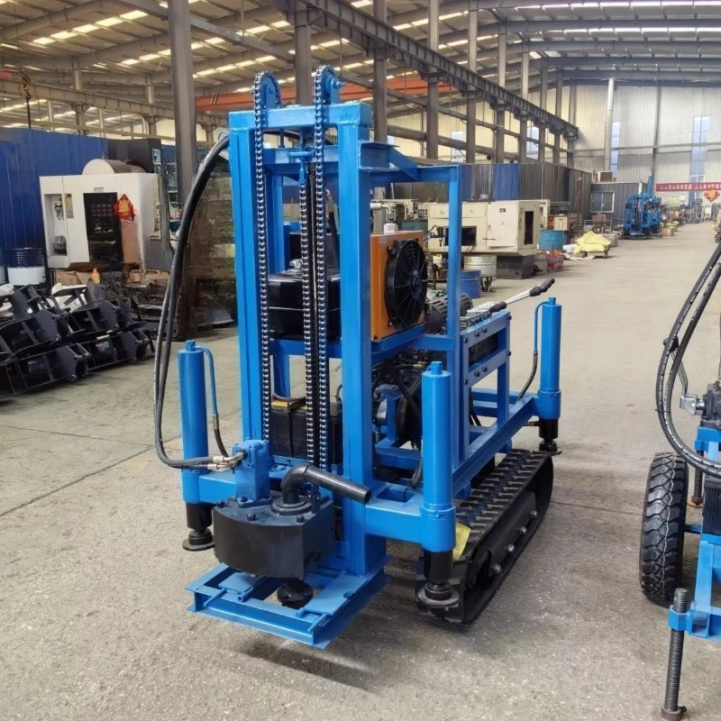 Mini Crawler Water Well Drilling Machine Reliable Borehole Digging Rig For Domestic Wells Certified Manufacturer Supply