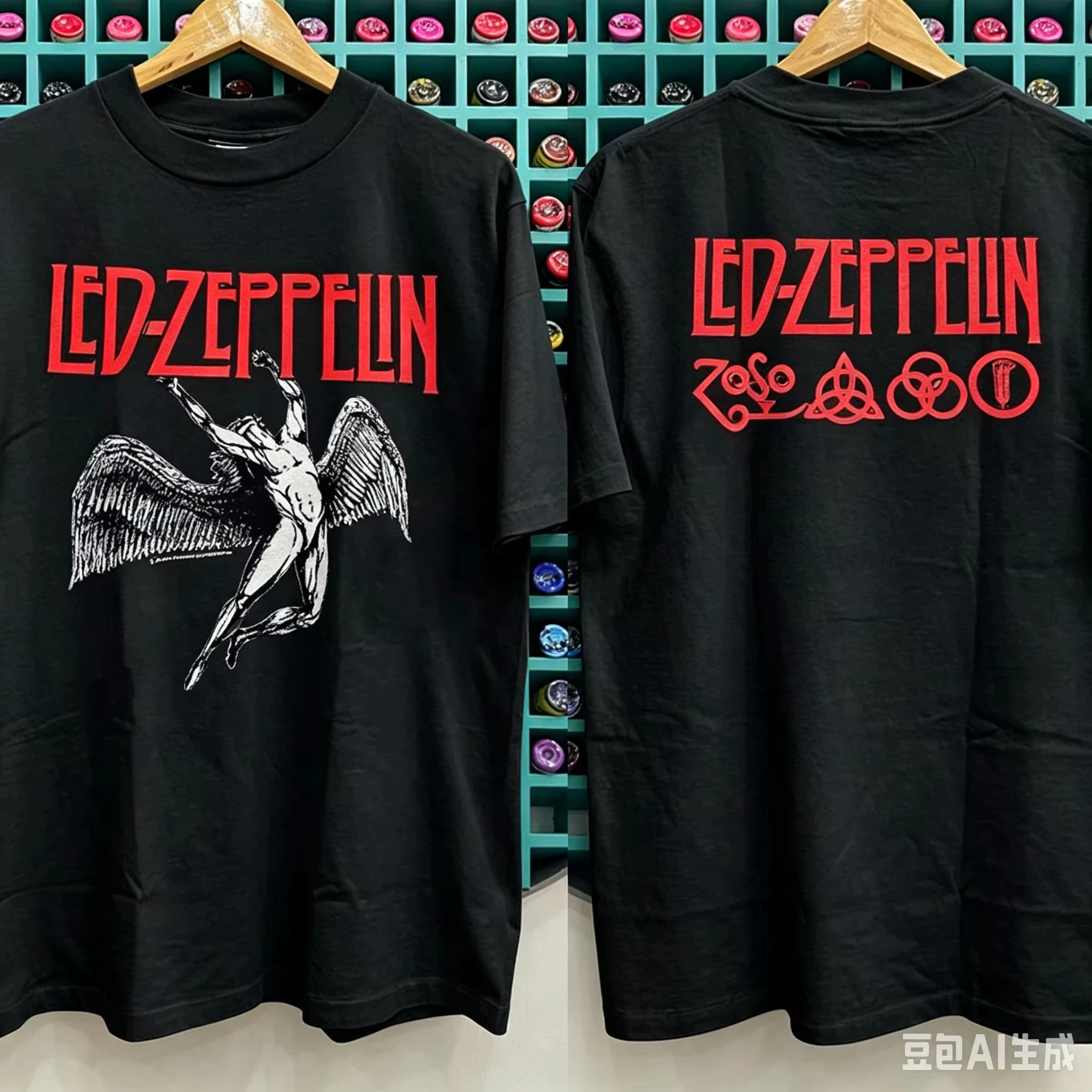 Led Zeppelin T Shirt Men Women Cotton Graphic Printed Short Sleeve Round Neck Oversized Grunge Streetwear Tee 2026 Hot Sale