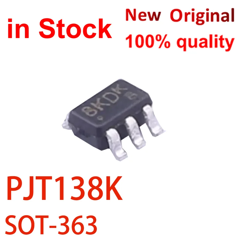 (10 uds) 100% nuevo PJT138K BKD 8KD 8KDK BKD1 8KDR SOT-363 MOSFET SMD chip