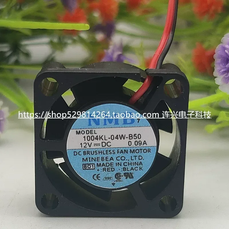 for NMB 1004KL-04W-B30 B50 12V 0.05A 2.09A 25mm Micro Cooling Fan