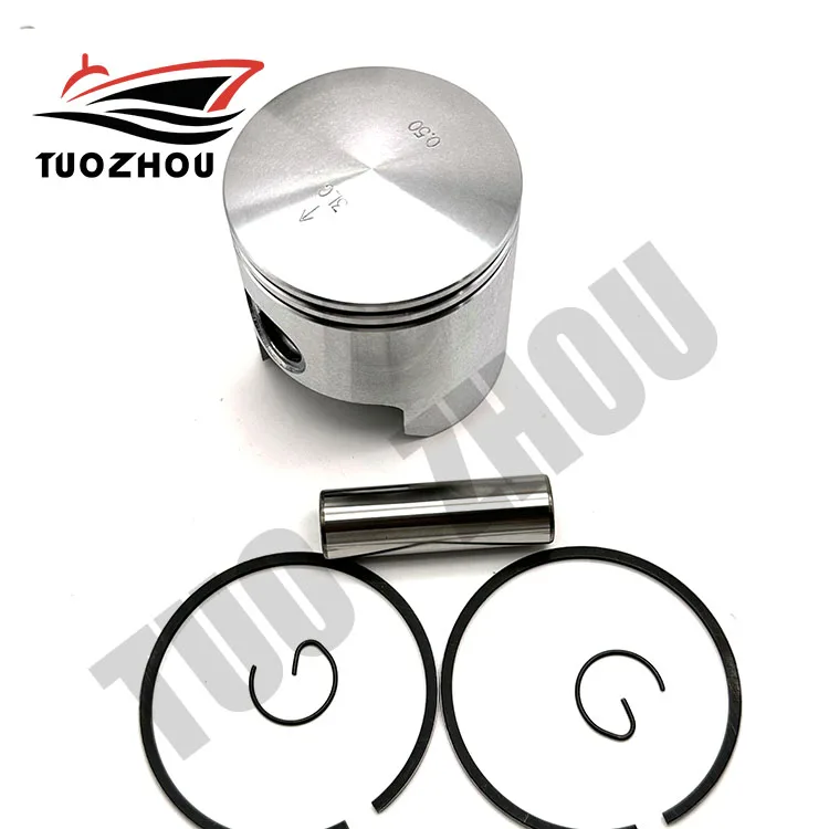 3LC-00004-0 Piston (0.5 O/s) Kit Made in Taiwan Fit for Tohatsu Outboard 2-Stroke MX50D2,MWX50D2 PISTON&CLIP&PIN&RING