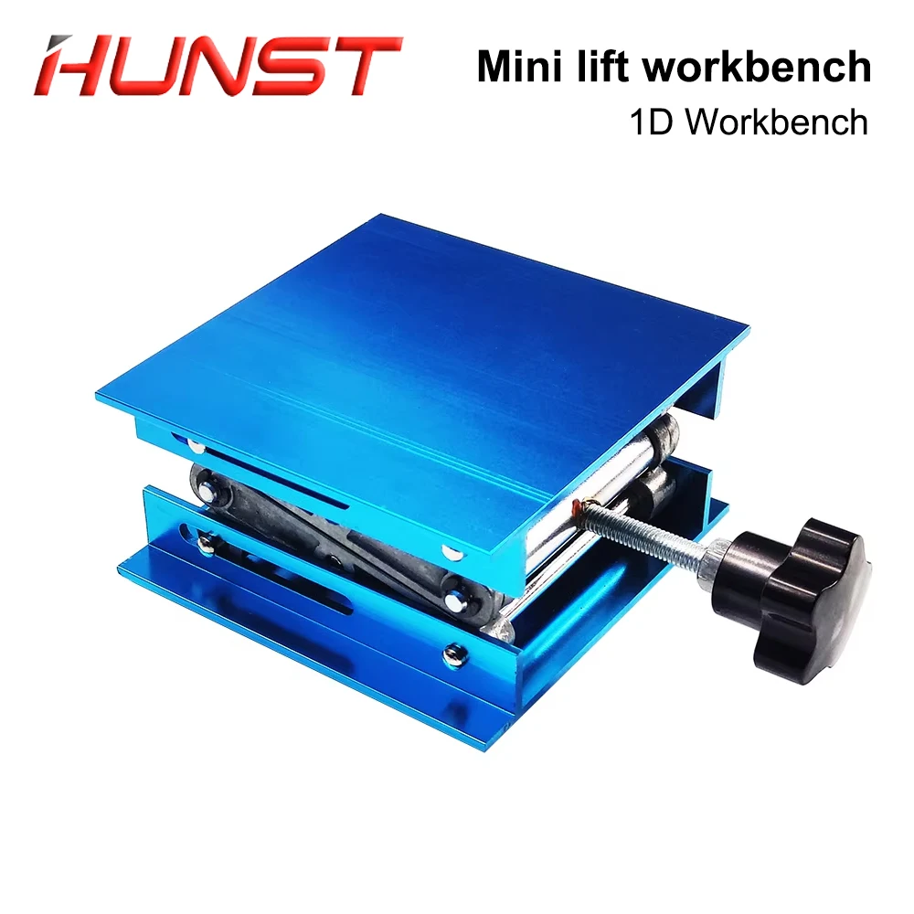 HUNST Lift Table Lab Plate Jack Scissor Stand Platform Router Workbench Table Woodworking Lift Laboratory Carpentry Tools