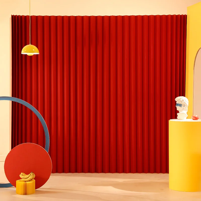 Multi-color Folding Paper Room Divider, Portable Privacy Screen, Freestanding Partition Wall, No Drill Installation for Home Bed