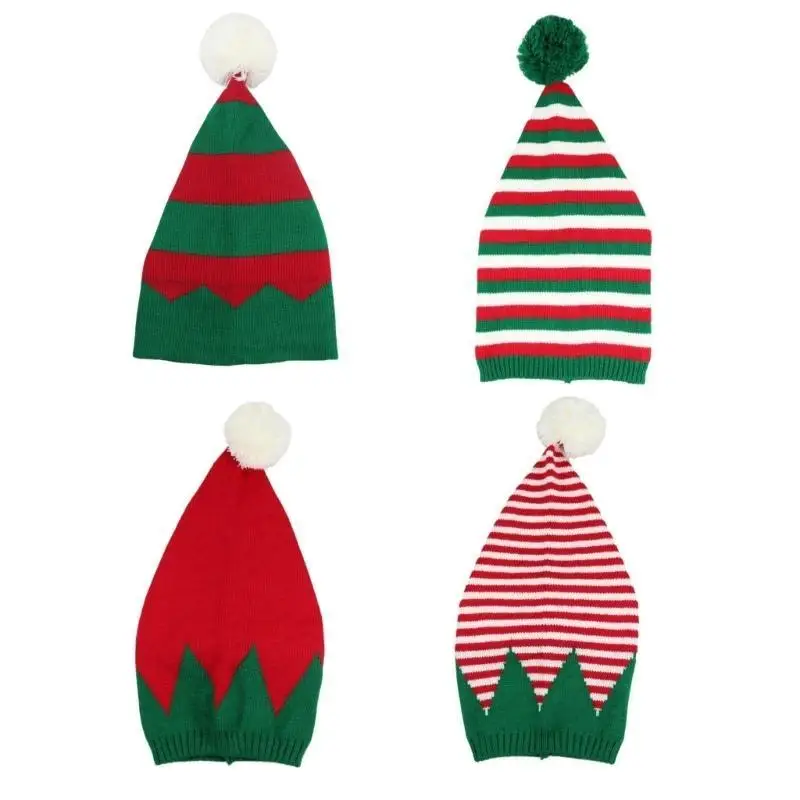 

652F Funny Pattern Hat Lovely Unisex Holiday Hat Plush Winter Warm Hat Snowmen Hat for Fishing Hiking Camping