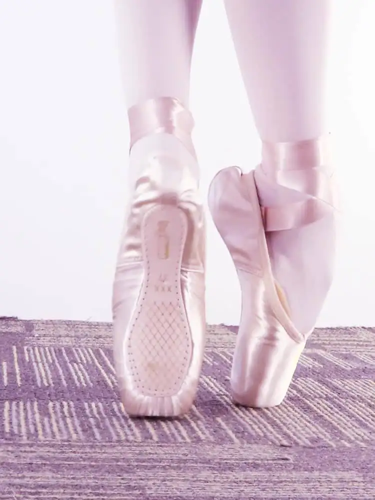 Canvas Ballet Dance Shoes Adult Women's Pointed Shoes Practice Shoes Satin Strap Flat Lightweight Ballet Dance Shoes 2026 New