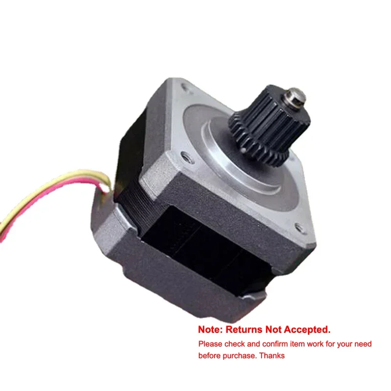 DC 6V Japan 42MM NEMA 17 Stepper Stepping Motor with Gear 2-phase 4-wire 1.8 Degree Dual Ball Bearing for CNC Robot 3.7 Ohms