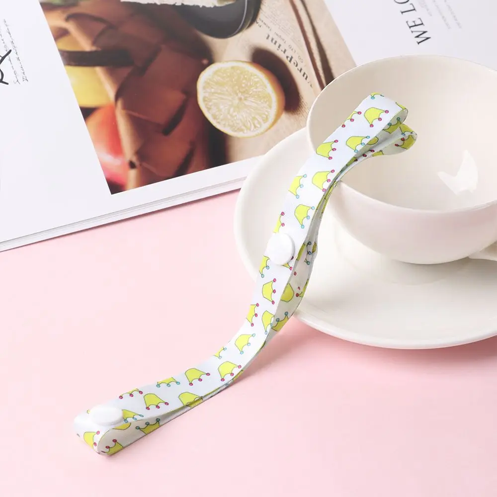1PC Colorful Cute Polyester Anti-lost Chain Bind Belt Fixing Strap Teether Toys Fixed Trolley Lanyard Baby Cup Holder Accessory