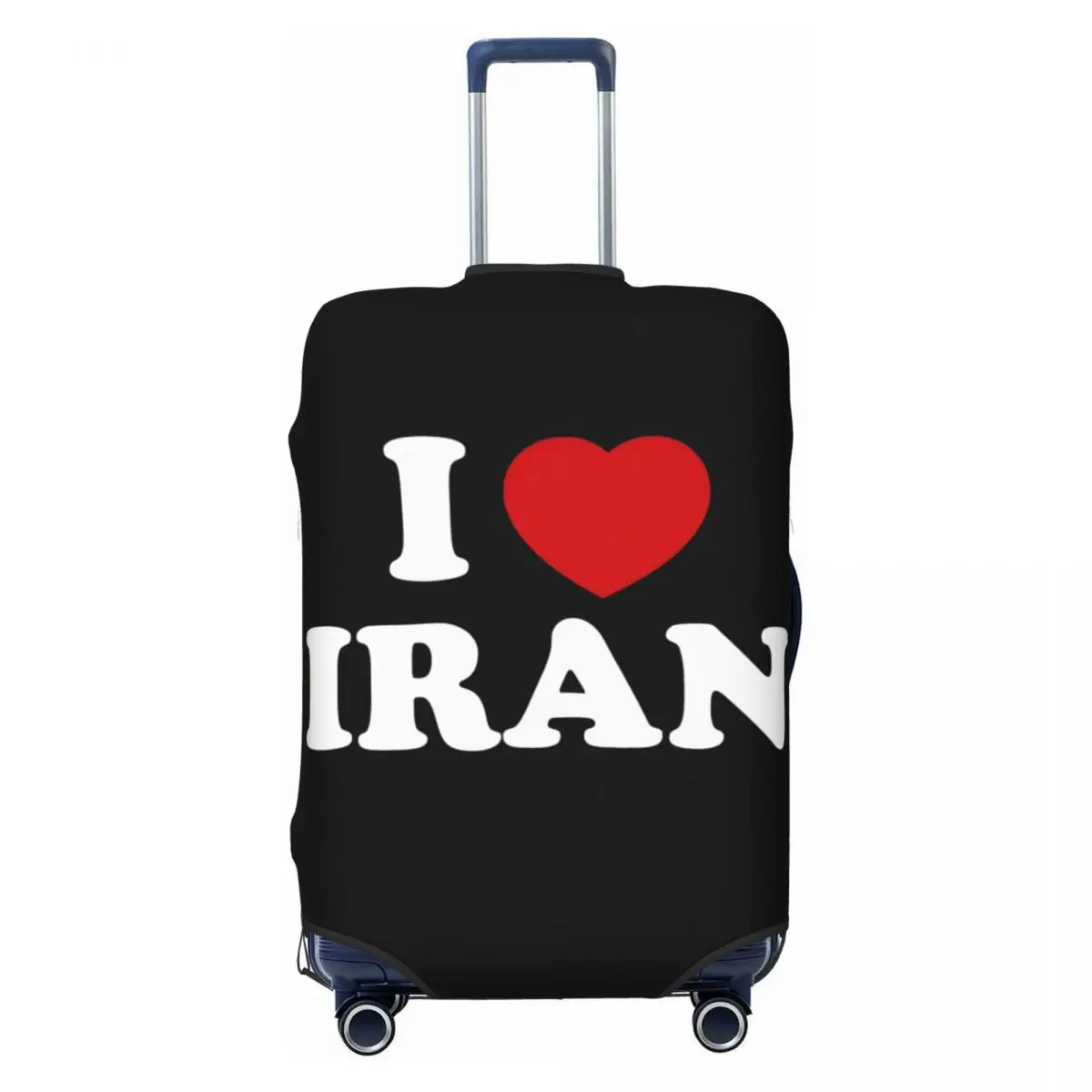 

I Heart LoveIran Suitcase Cover Vacation Travel Fun Luggage Accesories Protection
