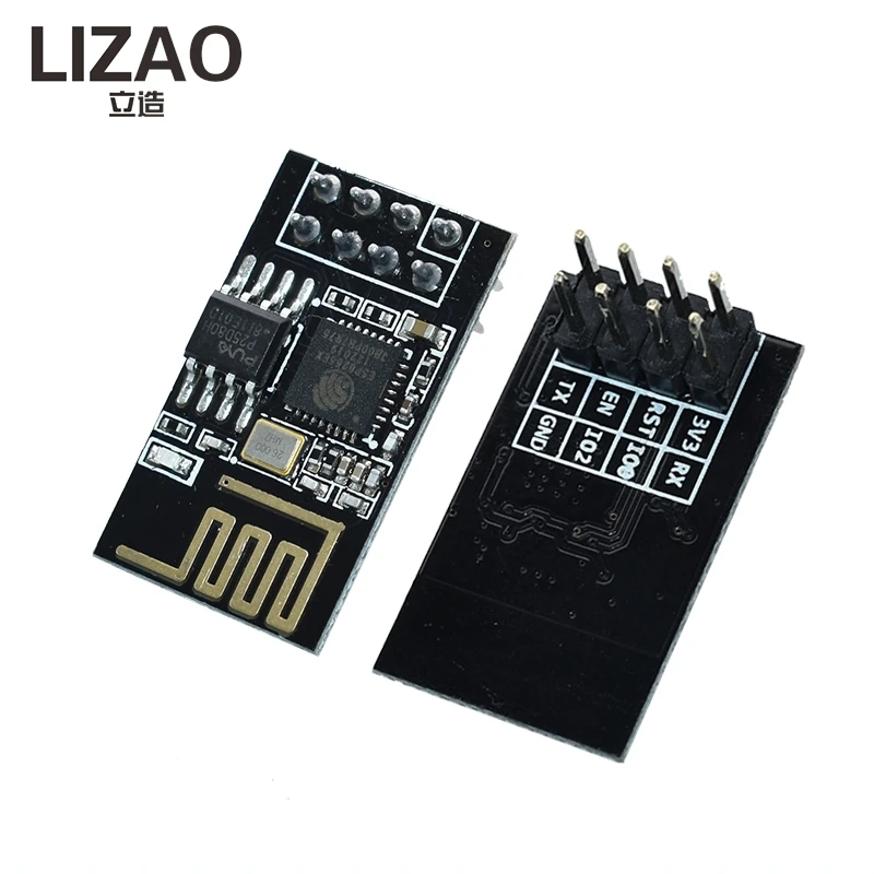 LIZAO ESP8266 ESP-01S WiFi Module, Upgraded ESP-01 Serial Wireless Board, IoT Smart Home Control Module