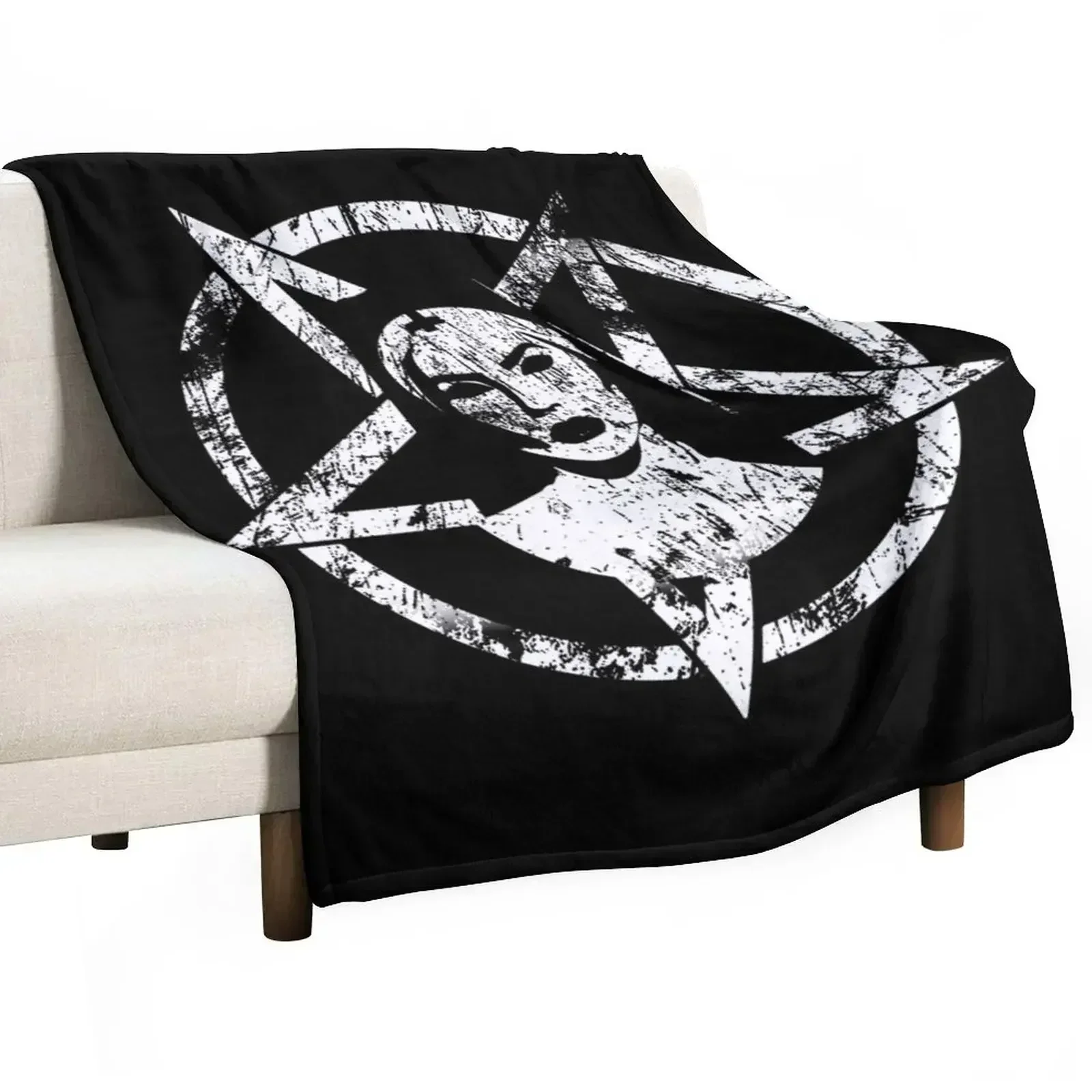 Official Satanic Nun Throw Blanket for babies Soft Plush Plaid Hairys christmas gifts Decorative Beds Thins Blankets