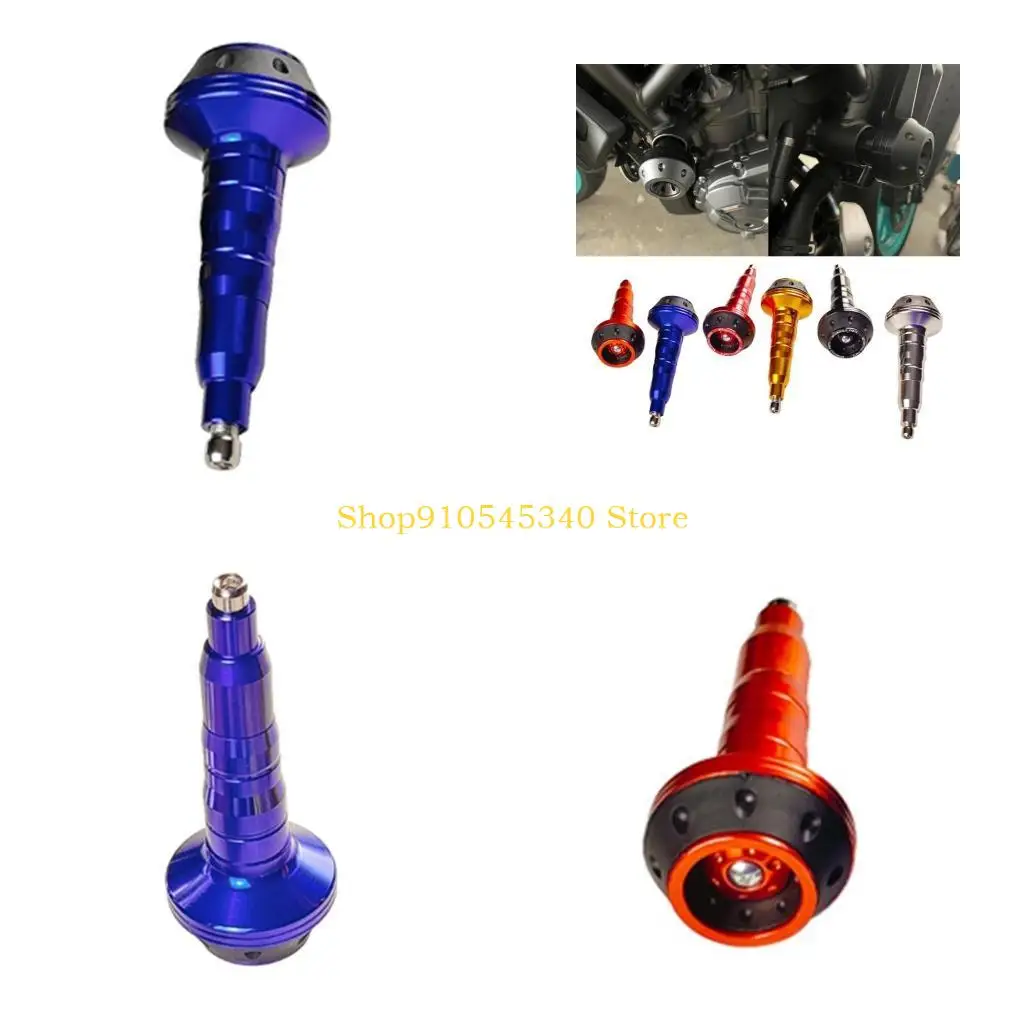 U2JA Crash Bar Metal Frame Guard Decorative & Functional Safety Bar Practical Guard Colorful Bar Lightweight for Motorbike