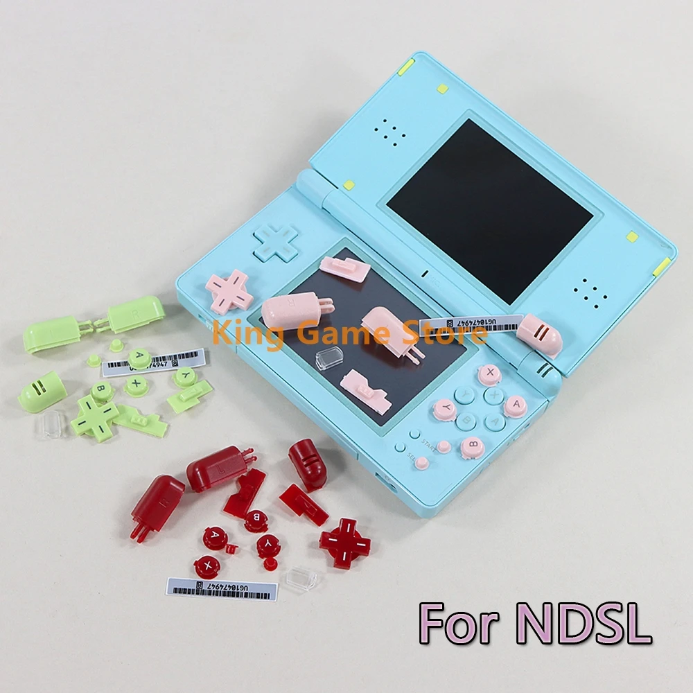 

10sets Replacement For NDSL Buttons Kit ABXY L R D Pad Cross Button Full Button Set For Nintend DS Lite Console