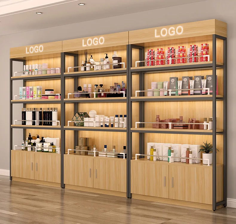 

Cosmetics Shelf Display Cabinet Maternal and Infant Convenience Store Supermarket Tobacco and Wine Shelf Combination Display