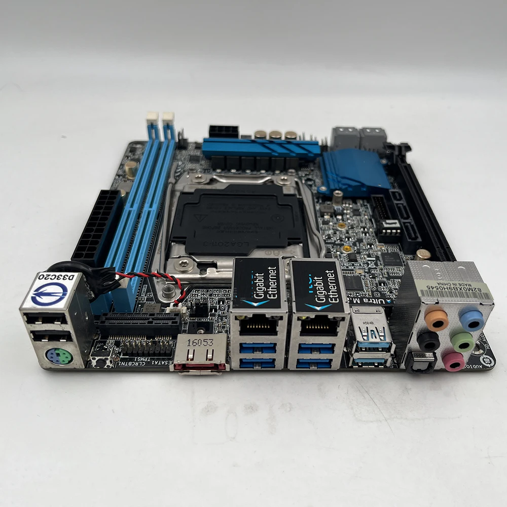 X99E-ITX/ac 2011 V3 Support i7 5960 xE5-2699 V4 2680 V3CPU Motherboard view 3