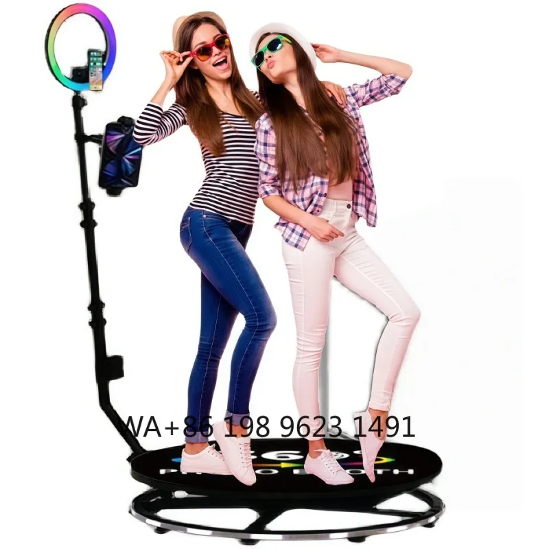 Adjustable Aluminum 360 Studio Light Wedding Birthday Party Stage Event Portrait Photography Atmosphere Decor Lighting