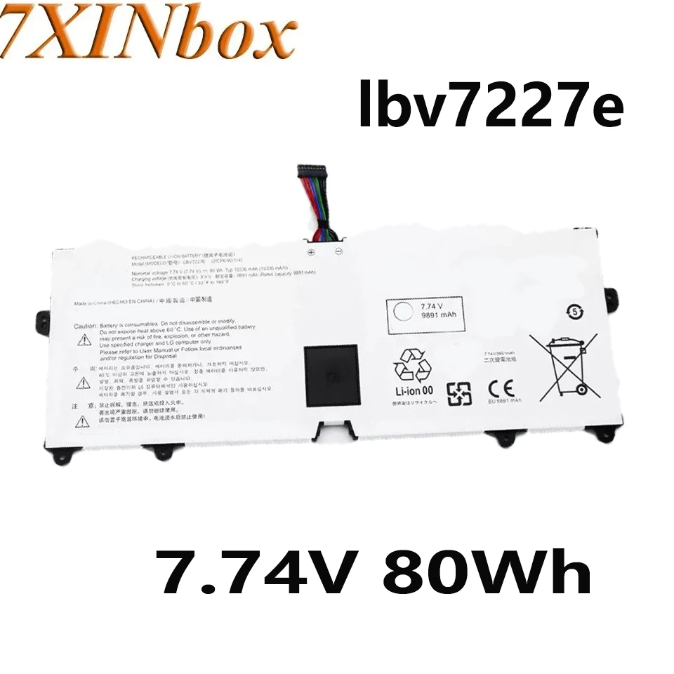 

7xinbox lbv7227e 7,74 V 80Wh Аккумуляторы для ноутбука LG gram 14z90n 15z90n 16z90p 17z90n 16z90pg 17z90p series