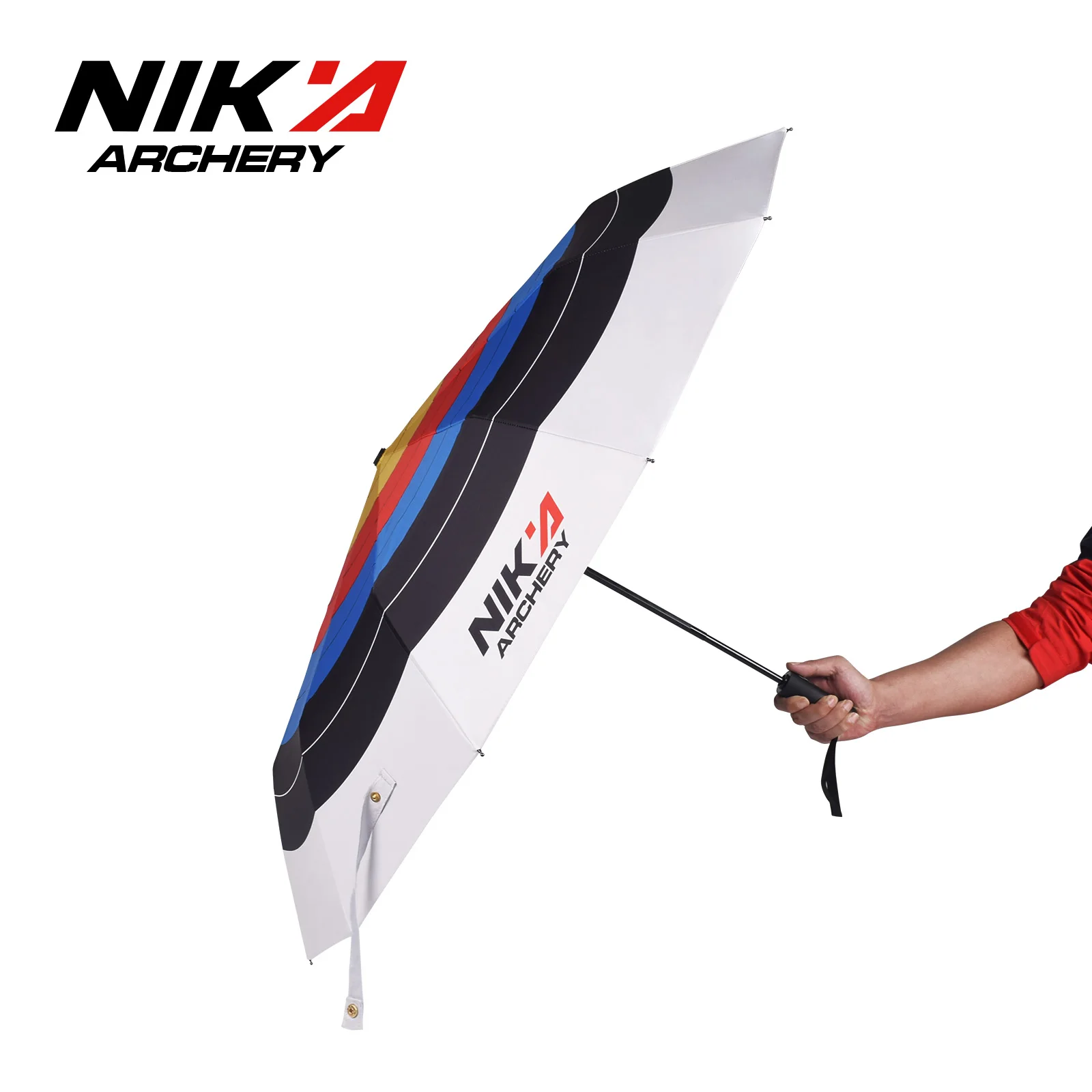ELONG&NIKA Portable Three-fold Archery Umbrella 12 Bone Reinforced Frame UV Shield Waterproof For Competition & Outdoor Activity