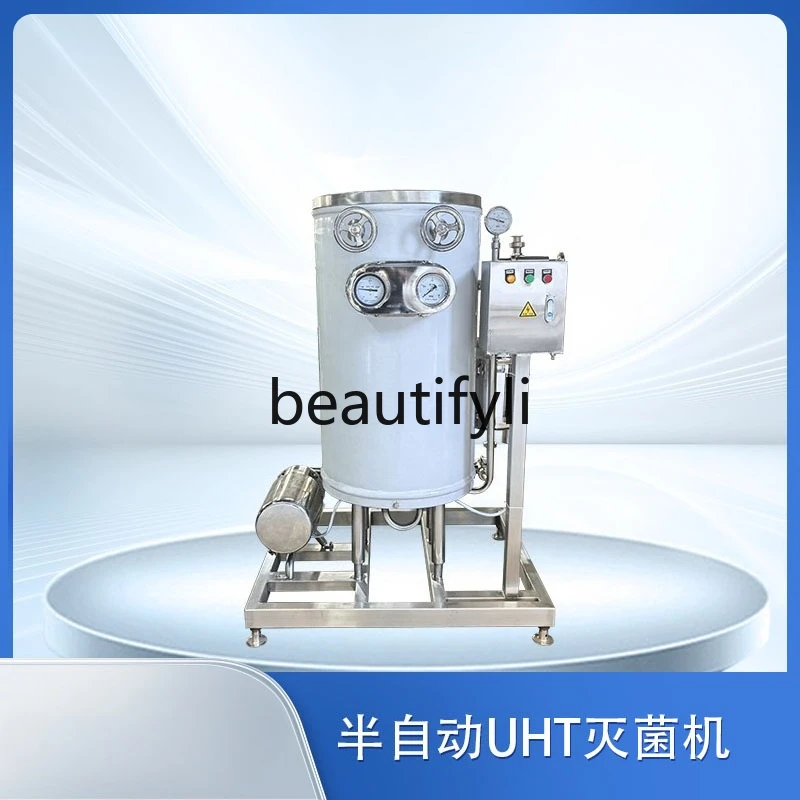 Halbautomatische sofortige Sterilisationsmaschine aus Edelstahl zur Sterilisation von Wein, Obst- und Gemüsesaft
