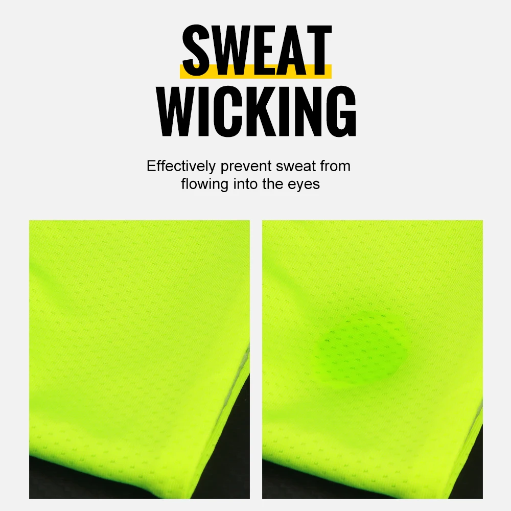 عصابة رأس رياضية من WRELS، عصابة رأس مرنة للصالة الرياضية واللياقة البدنية والجري وكرة السلة واليوجا قابلة للتنفس، سريعة الجفاف ماصة، عصابة شعر واسعة