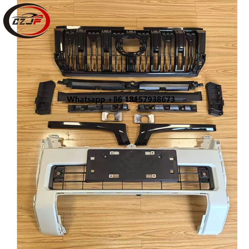 

CZJF Front Bumper Kits Assembly for Land Cruiser 250 2024 Low BX TX WX Upgrade to High VX Version Without Bumper Corner