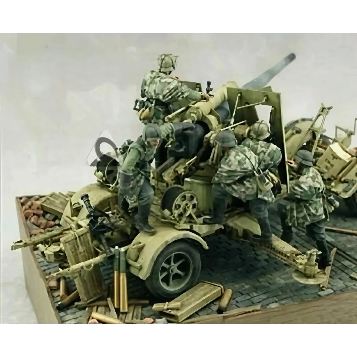 

Комплект неокрашенной модели из смолы 1/35, немецкий артиллерийский полк времен Второй мировой войны (5 мужчин без оружия, в разобранном и неокрашенном виде GK, 1670R