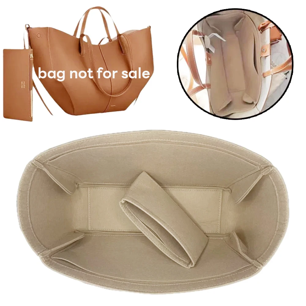 Lining Storage Pouch and Organization Inner Liner Purse Fit Cyme Large Tote , Insert Organizer for Cyme Tote Bag