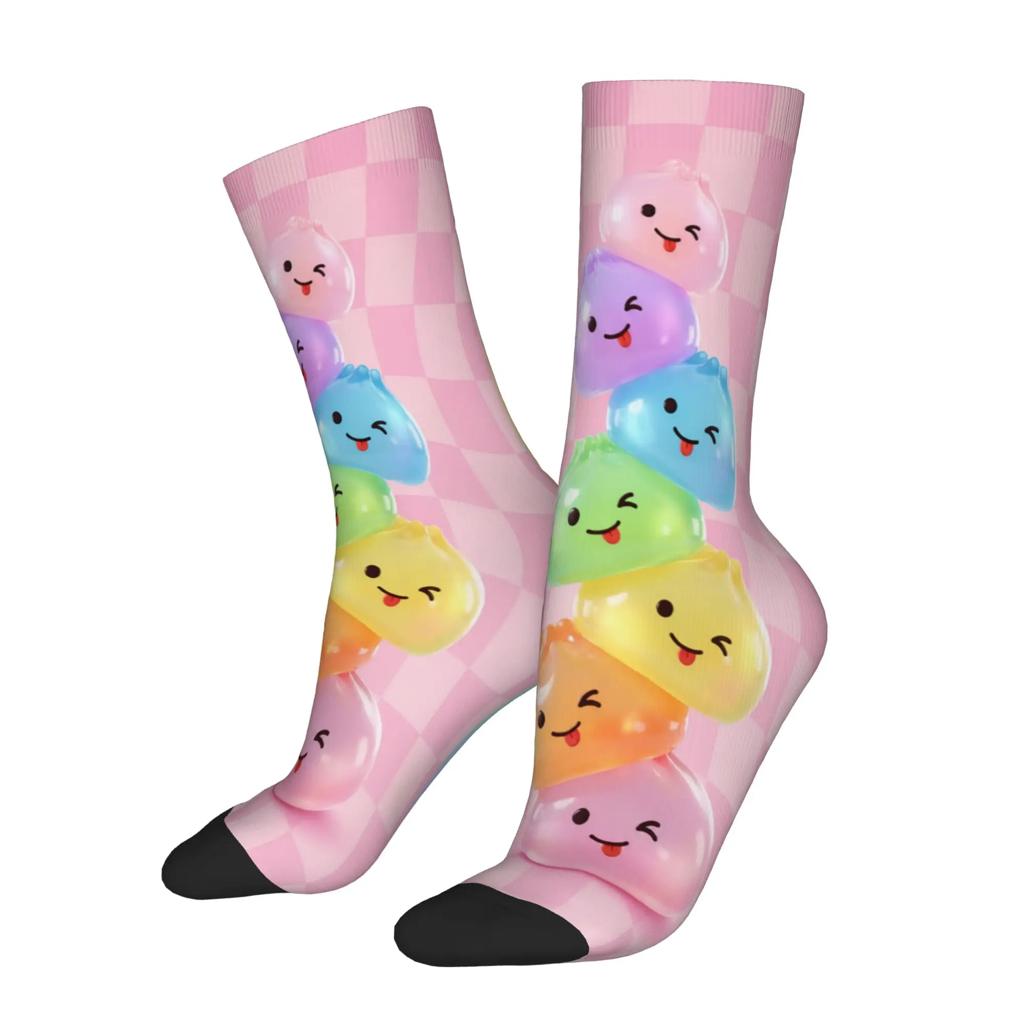 Cartoon Dumpling Socks Merchandise For Men Women  Sports Socks Super Soft Wonderful Gifts