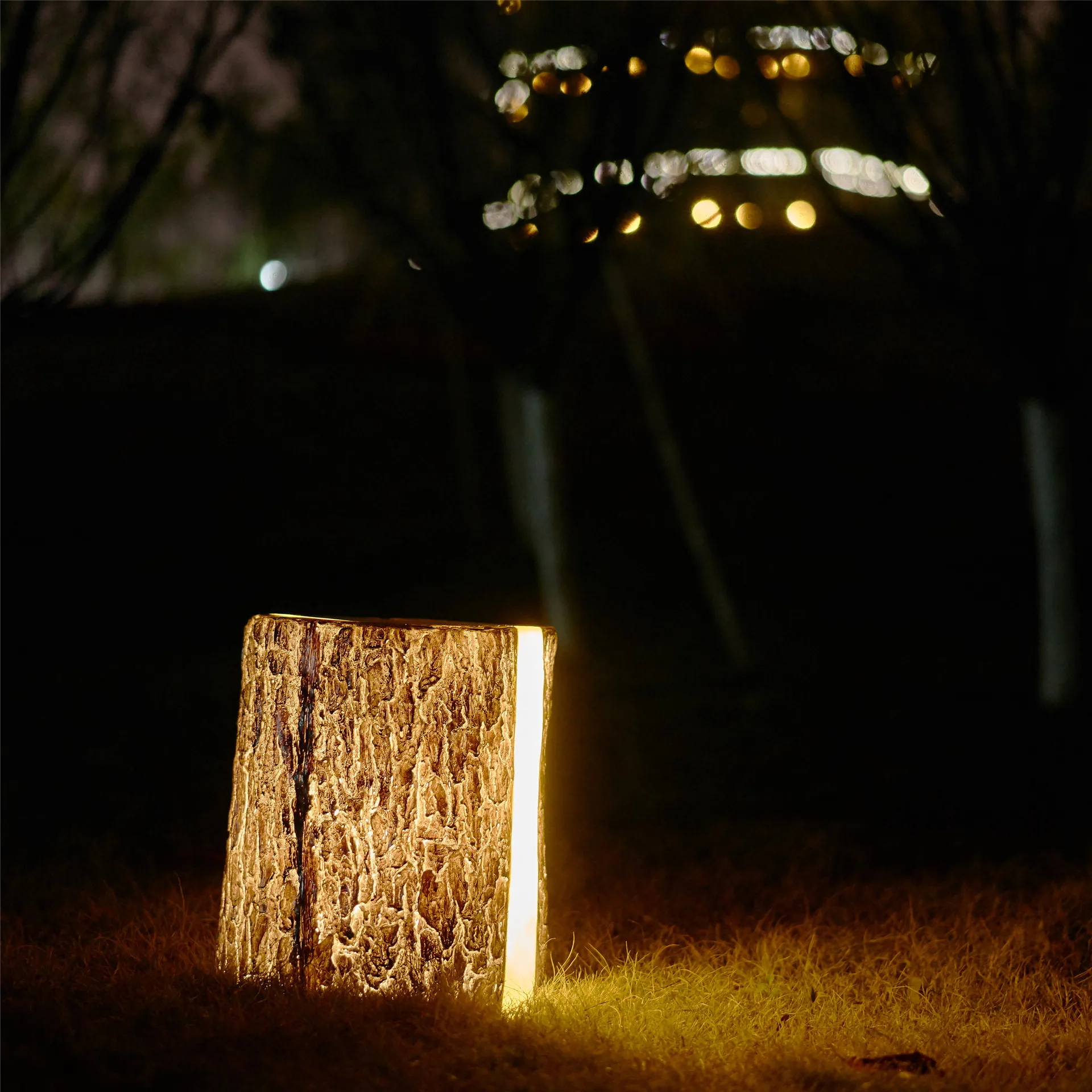 Emitting Diode Light Wood Decoration Simulation Root Outdoor Garden Lawn Light Park Decoration Stump Light Landscape