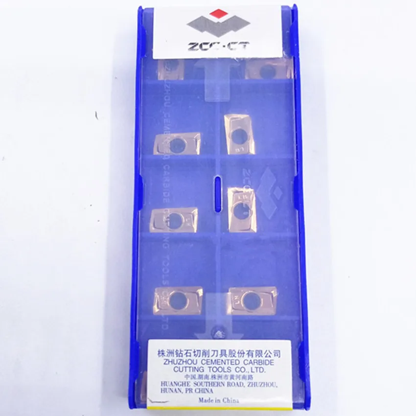 Imagem -02 - Cnc Cermet Carboneto Insere 10 Pcs Box Zcc. ct Apkt11t304-alh Ybg101 Apkt160408-alh Ybg101