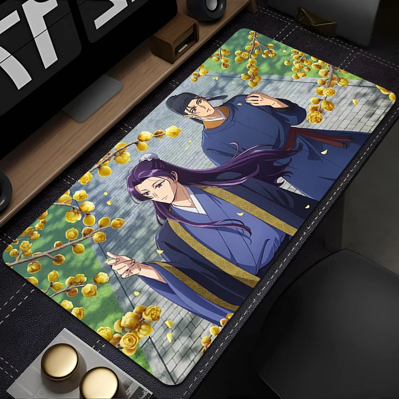 Mousepad Large The Apothecary Diaries Gaming Keyboard Gamer Mouse Pad on The Table Desk Mat coaster PC carpet Anime Mouse Mats