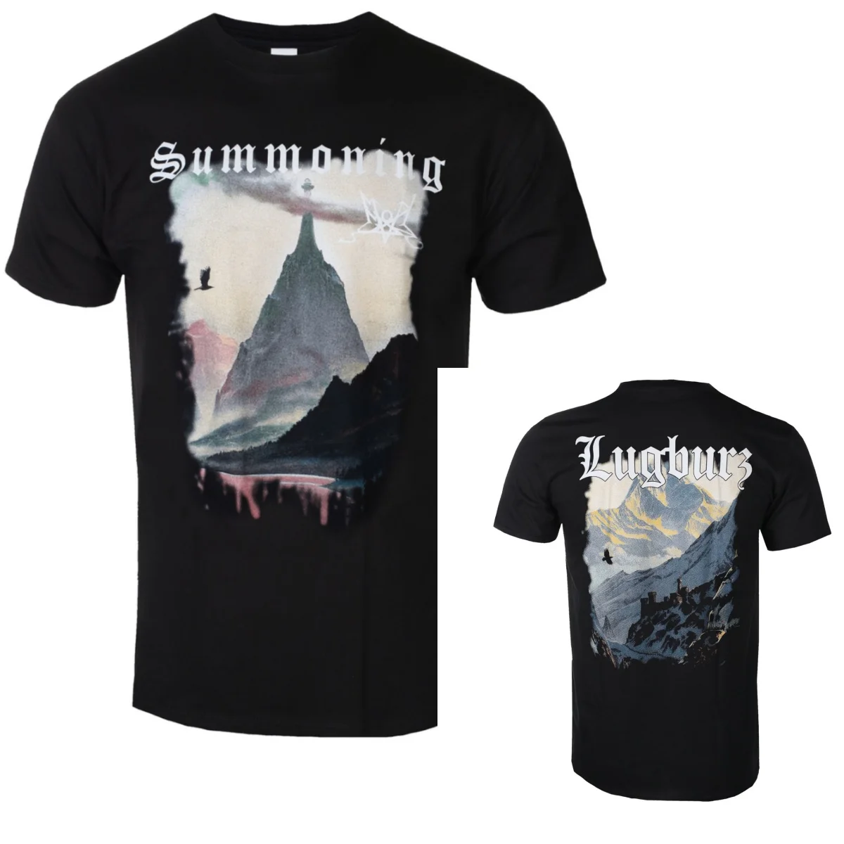 Summoning Band Graphic Cotton T-shirt Unisex Short Sleeve Fashion Brand Tee Luxury Casual Vintage Tees