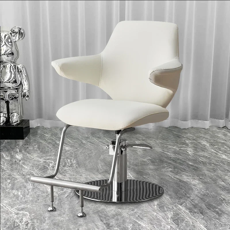 

Barbershop Hairdressing Perm Hair Dyeing Barber Chair Minimalist Lift Simple Barber Chair Silla De Barbería Salon Furniture HYBC