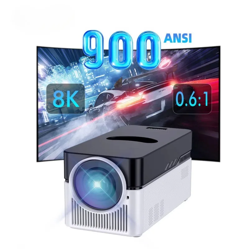 New Upgrade 4k Projector 1080P LED Projector Auto Focus Video Mini Portable Projector