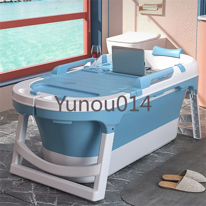 Household Whole Body Sweat Steaming Sauna Plastic Bathtubs, Foldable Adult Large Capacity Shower Bath Bucket, Bathroom Products