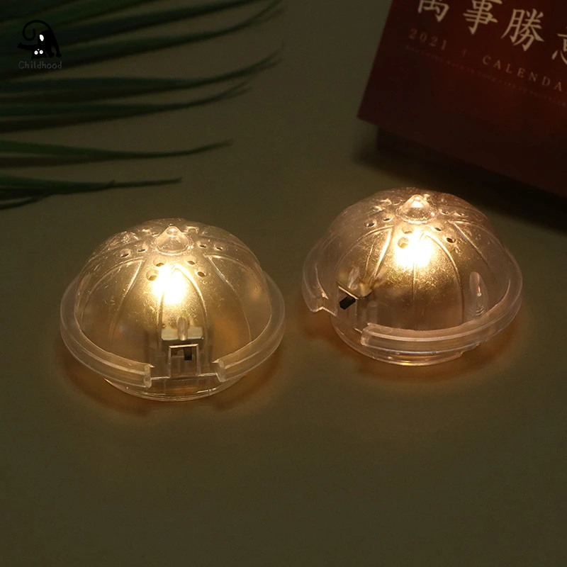 1 buah Model miniatur rumah boneka lampu penerangan taman simulasi lampu jalan lampu langit-langit Aksesori ornamen Mini adegan mainan Perempuan